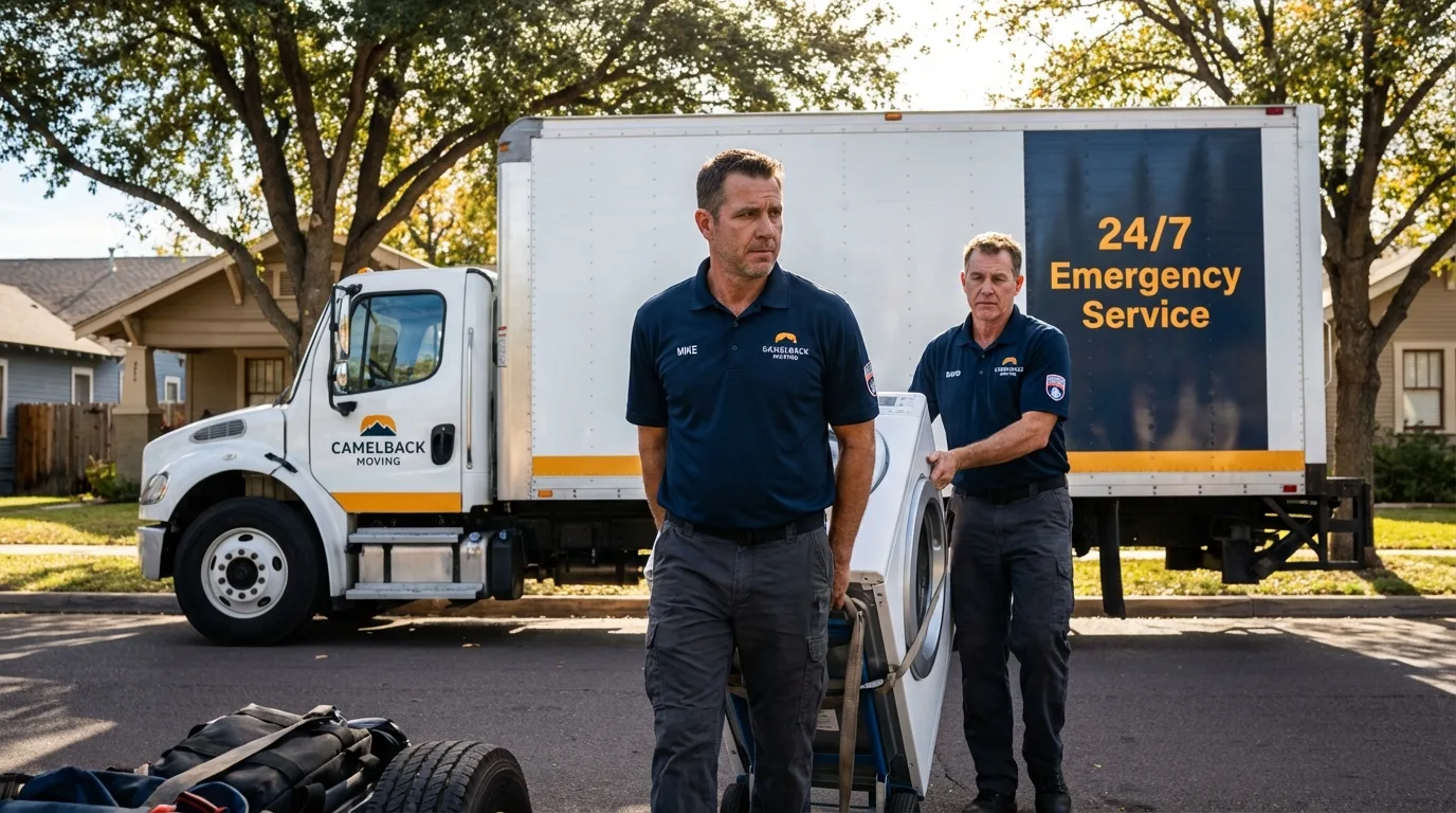 CamelBack Moving crew loading furniture in Elizabeth City, NC