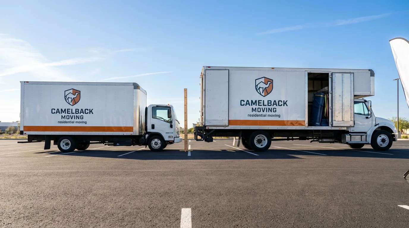 Moving truck size capacity guide in Elizabeth City